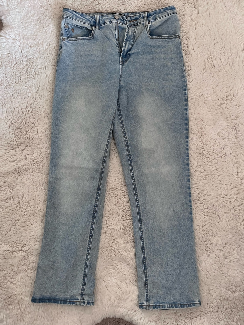 Frye Light Blue Straight Leg Women's Jeans